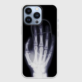 Чехол для iPhone 13 Pro с принтом X Ray hand ,  |  | hand | mouse | x ray | мышка | рука