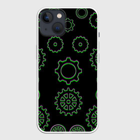 Чехол для iPhone 13 с принтом Шестерёнки Стимпанк ,  |  | gears | mechanism | steampunk | механизм | стимпанк | шестерёнки