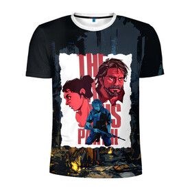 Мужская футболка 3D спортивная с принтом The Last of Us Joel&Ellie , 100% полиэстер с улучшенными характеристиками | приталенный силуэт, круглая горловина, широкие плечи, сужается к линии бедра | ellie | game | joel | naughty dog | part 2 | the last of us | zombie | джоэл | зомби | одни из нас | элли