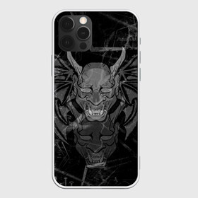 Чехол для iPhone 12 Pro Max с принтом The devil is inside , Силикон |  | evil | демон | дьявол | зло | клыки | крылья | монстр | рога | страшный | хоррор