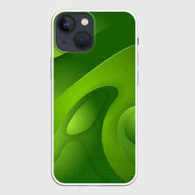 Чехол для iPhone 13 mini с принтом 3d Green abstract ,  |  | luxury | versace | vip | абстракция | версаче | вип | паттерн | роскошь | текстуры