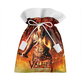 Подарочный 3D мешок с принтом Valheim Викинг в огне , 100% полиэстер | Размер: 29*39 см | Тематика изображения на принте: fantasy | mmo | valheim | valve | валхейм | вальхейм | викинги | выживалка | игра | королевская битва | ммо | ролевая игра | фэнтази