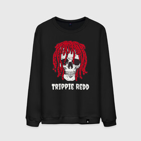 Мужской свитшот хлопок с принтом TRIPPIE REDD , 100% хлопок |  | Тематика изображения на принте: 1400 | big | rap | red | redd | trippie | ред | редд | рэд | рэдд | триппи