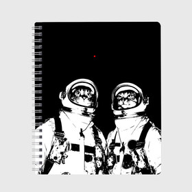Тетрадь с принтом Коты Космонавты , 100% бумага | 48 листов, плотность листов — 60 г/м2, плотность картонной обложки — 250 г/м2. Листы скреплены сбоку удобной пружинной спиралью. Уголки страниц и обложки скругленные. Цвет линий — светло-серый
 | Тематика изображения на принте: 12 | 1961 | astronaut | cat | gagarin | mars | nasa | space | spacex | sssr | yuri | апрель | астронавт | гагарин | день | земля | космонавт | космонавтика | космос | кот | коты | кошка | лазер | луна | марс | наса | планета | поехали | полё