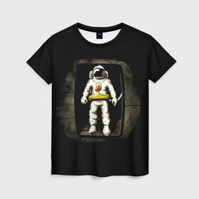 Женская футболка 3D с принтом Первая Высадка На Луну , 100% полиэфир ( синтетическое хлопкоподобное полотно) | прямой крой, круглый вырез горловины, длина до линии бедер | 12 | 1961 | astronaut | duck | gagarin | mars | nasa | space | spacex | sssr | yuri | апрель | астронавт | гагарин | день | земля | космонавт | космонавтика | космос | луна | марс | наса | планета | поехали | полёт | ракета | ссср | утенок |