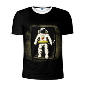 Мужская футболка 3D спортивная с принтом Первая Высадка На Луну , 100% полиэстер с улучшенными характеристиками | приталенный силуэт, круглая горловина, широкие плечи, сужается к линии бедра | Тематика изображения на принте: 12 | 1961 | astronaut | duck | gagarin | mars | nasa | space | spacex | sssr | yuri | апрель | астронавт | гагарин | день | земля | космонавт | космонавтика | космос | луна | марс | наса | планета | поехали | полёт | ракета | ссср | утенок |