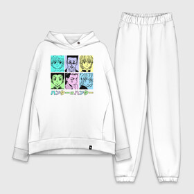 Женский костюм хлопок Oversize с принтом Охотник х Охотник HxH ,  |  | gon | hisoka | hunter | hunterxhunter | hxh | killua | kurapika | leorio | neferpitou | аниме | гон | гон фрикс. хисока мороу | золдик | курапика | леорио | манга | ммуравей химера | неферпиту | охотник | охотник х охот