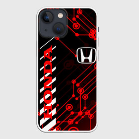 Чехол для iPhone 13 mini с принтом HONDA   ХОНДА   ТЕХНО ,  |  | accord | car | civic | honda | sportcar | авто | автомобиль | аккорд | спорткар | тачка | хонда | цивик.