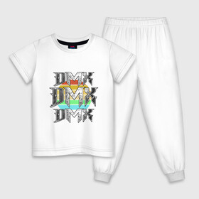 Детская пижама хлопок с принтом DMX - Dark Man X , 100% хлопок |  брюки и футболка прямого кроя, без карманов, на брюках мягкая резинка на поясе и по низу штанин
 | Тематика изображения на принте: dmx | dog | earl simmons | hip hop | music | new york | rap | rapper | rip | ruff ryders | диэмикс | музыка | нью йорк | пёс | рэп | рэпер | хипхоп | эрл симмонс