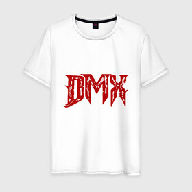 Мужская футболка хлопок с принтом DMX - Red & White , 100% хлопок | прямой крой, круглый вырез горловины, длина до линии бедер, слегка спущенное плечо. | Тематика изображения на принте: dmx | dog | earl simmons | hip hop | music | new york | rap | rapper | rip | ruff ryders | диэмикс | музыка | нью йорк | пёс | рэп | рэпер | хипхоп | эрл симмонс