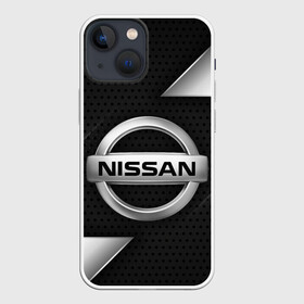 Чехол для iPhone 13 mini с принтом NISSAN   НИССАН   МЕТАЛЛ ,  |  | auto | car | nissan | nissan qashqai | nissan skyline | nissan x trail | sport | steel | авто | альмера | железо. | кашкай | металл | нисан | ниссан | ноут | скайлайн | спорт | террано | трейл