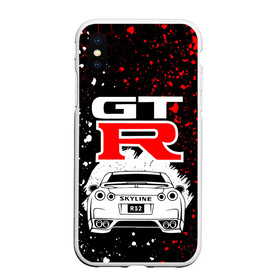 Чехол для iPhone XS Max матовый с принтом NISSAN GT-R НИССАН GTR , Силикон | Область печати: задняя сторона чехла, без боковых панелей | Тематика изображения на принте: auto | car | gtr | nissan | nissan skyline | sport | авто | гетер. | гтр | нисан | ниссан | ноут | скайлайн | спорт