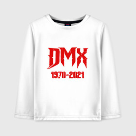 Детский лонгслив хлопок с принтом DMX - Rest In Peace , 100% хлопок | круглый вырез горловины, полуприлегающий силуэт, длина до линии бедер | Тематика изображения на принте: dmx | dog | earl simmons | hip hop | music | new york | rap | rapper | rip | ruff ryders | диэмикс | музыка | нью йорк | пёс | рэп | рэпер | хипхоп | эрл симмонс