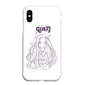 Чехол для iPhone XS Max матовый с принтом Незуко Камадо Kimetsu no Yaiba , Силикон | Область печати: задняя сторона чехла, без боковых панелей | demon slayer | kamado | kimetsu no yaiba | nezuko | tanjiro | аниме | гию томиока | зеницу агацума | иноске хашибира | камадо | клинок | корзинная девочка | манга | музан кибуцуджи | незуко | рассекающий демонов | танджиро