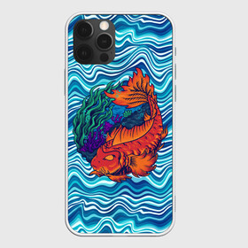 Чехол для iPhone 12 Pro Max с принтом Fishing planet Огненная рыба , Силикон |  | Тематика изображения на принте: fishing planet | волны | море | огненная рыба | река | рыба | рыбак | рыбалка | рыбка