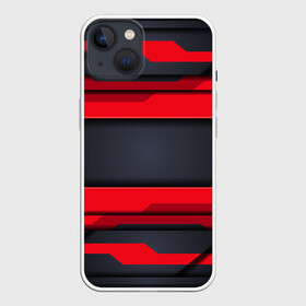 Чехол для iPhone 13 с принтом Red and Black 3D abstract ,  |  | luxury | versace | vip | абстракция | версаче | вип | паттерн | роскошь | текстуры