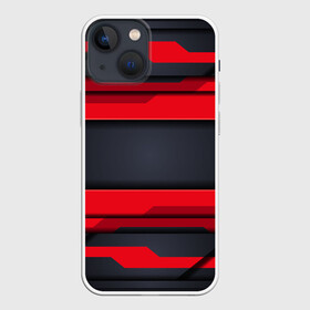 Чехол для iPhone 13 mini с принтом Red and Black 3D abstract ,  |  | luxury | versace | vip | абстракция | версаче | вип | паттерн | роскошь | текстуры