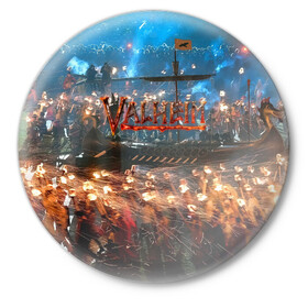 Значок с принтом Valheim Корабль ,  металл | круглая форма, металлическая застежка в виде булавки | fantasy | mmo | valheim | valve | валхейм | вальхейм | викинги | выживалка | игра | королевская битва | ммо | ролевая игра | фэнтази