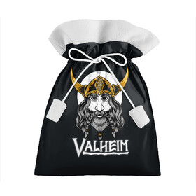 Подарочный 3D мешок с принтом Valheim Viking , 100% полиэстер | Размер: 29*39 см | Тематика изображения на принте: fantasy | mmo | valheim | valve | валхейм | вальхейм | викинги | выживалка | игра | королевская битва | ммо | ролевая игра | фэнтази