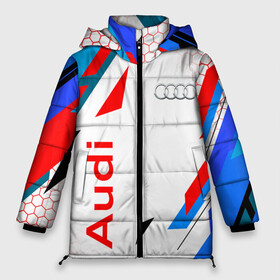 Женская зимняя куртка Oversize с принтом AUDI / АУДИ / SPORT , верх — 100% полиэстер; подкладка — 100% полиэстер; утеплитель — 100% полиэстер | длина ниже бедра, силуэт Оверсайз. Есть воротник-стойка, отстегивающийся капюшон и ветрозащитная планка. 

Боковые карманы с листочкой на кнопках и внутренний карман на молнии | audi | car | q5 | q6 | q7 | rs | sportcar | а3 | а4 | а6 | а8 | авто | автомобиль | ауди | рс. | спорт | спорткар