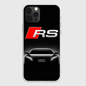 Чехол для iPhone 12 Pro Max с принтом AUDI RS BLACK / АУДИ РС ЧЕРНЫЙ , Силикон |  | audi | car | q5 | q6 | q7 | rs | sportcar | а3 | а4 | а6 | а8 | авто | автомобиль | ауди | гонки | ночь. | рс | спорт | спорткар