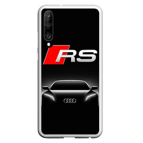 Чехол для Honor P30 с принтом AUDI RS BLACK / АУДИ РС ЧЕРНЫЙ , Силикон | Область печати: задняя сторона чехла, без боковых панелей | audi | car | q5 | q6 | q7 | rs | sportcar | а3 | а4 | а6 | а8 | авто | автомобиль | ауди | гонки | ночь. | рс | спорт | спорткар