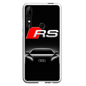 Чехол для Honor P Smart Z с принтом AUDI RS BLACK / АУДИ РС ЧЕРНЫЙ , Силикон | Область печати: задняя сторона чехла, без боковых панелей | audi | car | q5 | q6 | q7 | rs | sportcar | а3 | а4 | а6 | а8 | авто | автомобиль | ауди | гонки | ночь. | рс | спорт | спорткар