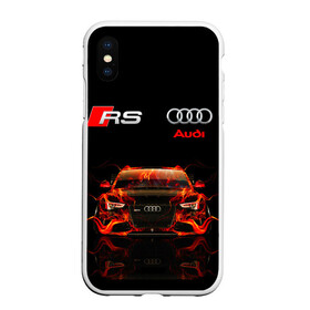 Чехол для iPhone XS Max матовый с принтом AUDI RS 5 FIRE / АУДИ РС 5 , Силикон | Область печати: задняя сторона чехла, без боковых панелей | audi | car | fire. | q5 | q6 | q7 | rs 5 | sportcar | а3 | а4 | а6 | а8 | авто | автомобиль | ауди | огонь | рс 5 | спорт | спорткар