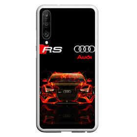 Чехол для Honor P30 с принтом AUDI RS 5 FIRE / АУДИ РС 5 , Силикон | Область печати: задняя сторона чехла, без боковых панелей | audi | car | fire. | q5 | q6 | q7 | rs 5 | sportcar | а3 | а4 | а6 | а8 | авто | автомобиль | ауди | огонь | рс 5 | спорт | спорткар