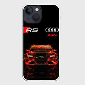 Чехол для iPhone 13 mini с принтом AUDI RS 5 FIRE   АУДИ РС 5 ,  |  | audi | car | fire. | q5 | q6 | q7 | rs 5 | sportcar | а3 | а4 | а6 | а8 | авто | автомобиль | ауди | огонь | рс 5 | спорт | спорткар