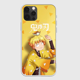 Чехол для iPhone 12 Pro Max с принтом Zenitsu Agatsuma Kimetsu no Yaiba , Силикон |  | Тематика изображения на принте: demon slayer | kamado | kimetsu no yaiba | nezuko | tanjiro | аниме | гию томиока | зеницу агацума | иноске хашибира | камадо | клинок | корзинная девочка | манга | музан кибуцуджи | незуко | рассекающий демонов | танджиро