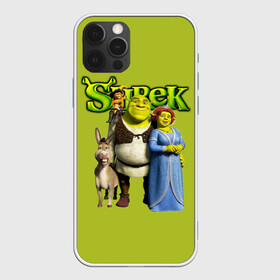 Чехол для iPhone 12 Pro Max с принтом Шрек Shrek , Силикон |  | cartoon | fiona | shrek | болото | детям | комедия | кот в сапогах | мультик | огр | осел | персонажи мультфильмов | тролль | фиона | шрек