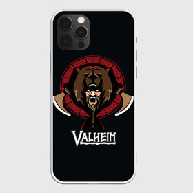 Чехол для iPhone 12 Pro с принтом Valheim Viking Bear , силикон | область печати: задняя сторона чехла, без боковых панелей | Тематика изображения на принте: fantasy | mmo | valheim | valve | валхейм | вальхейм | викинги | выживалка | игра | королевская битва | ммо | ролевая игра | фэнтази