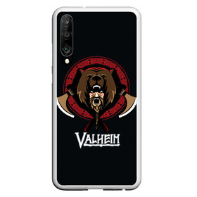 Чехол для Honor P30 с принтом Valheim Viking Bear , Силикон | Область печати: задняя сторона чехла, без боковых панелей | Тематика изображения на принте: fantasy | mmo | valheim | valve | валхейм | вальхейм | викинги | выживалка | игра | королевская битва | ммо | ролевая игра | фэнтази