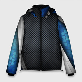 Мужская зимняя куртка 3D с принтом Хромированная 3D броня , верх — 100% полиэстер; подкладка — 100% полиэстер; утеплитель — 100% полиэстер | длина ниже бедра, свободный силуэт Оверсайз. Есть воротник-стойка, отстегивающийся капюшон и ветрозащитная планка. 

Боковые карманы с листочкой на кнопках и внутренний карман на молнии. | Тематика изображения на принте: luxury | versace | vip | абстракция | версаче | вип | паттерн | роскошь | текстуры