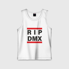 Детская майка хлопок с принтом RIP DMX ,  |  | dmx | dog | earl simmons | hip hop | music | new york | rap | rapper | rip | ruff ryders | диэмикс | музыка | нью йорк | пёс | рэп | рэпер | хипхоп | эрл симмонс