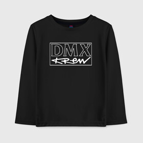 Детский лонгслив хлопок с принтом DMX | Logo (Z) , 100% хлопок | круглый вырез горловины, полуприлегающий силуэт, длина до линии бедер | dark man x | dmx | earl simmons | hip hop | rap | реп | репер | рэп | хип хоп | эрл симмонс