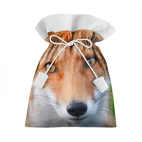 Подарочный 3D мешок с принтом Крупно мордочка лисы , 100% полиэстер | Размер: 29*39 см | Тематика изображения на принте: fox | foxy | животное | звери | лиса | лисенок | лисичка | милая | рыжая | фокс
