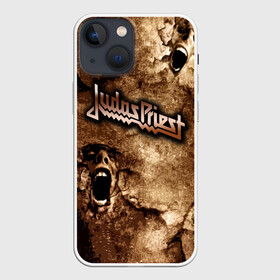 Чехол для iPhone 13 mini с принтом JUDAS PRIEST SCREAM ,  |  | Тематика изображения на принте: judas priest | гленн типтон | йен хилл | роб хэлфорд | скотт трэвис | хард рок | хеви метал
