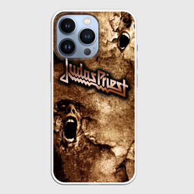 Чехол для iPhone 13 Pro с принтом JUDAS PRIEST SCREAM ,  |  | Тематика изображения на принте: judas priest | гленн типтон | йен хилл | роб хэлфорд | скотт трэвис | хард рок | хеви метал