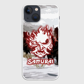 Чехол для iPhone 13 mini с принтом SAMURAI 2077 ,  |  | 2077 | cd projekt red | cyberpunk | cyberpunk 2077 | game | samurai | арт | будущее | видеоигра | игра | киберпанк | киберпанк 2077 | киборг | киборги