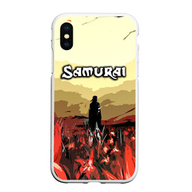 Чехол для iPhone XS Max матовый с принтом SAMURAI PROJECT RED , Силикон | Область печати: задняя сторона чехла, без боковых панелей | 2077 | cd projekt red | cyberpunk | cyberpunk 2077 | game | samurai | арт | будущее | видеоигра | игра | киберпанк | киберпанк 2077 | киборг | киборги