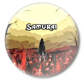 Значок с принтом SAMURAI PROJECT RED ,  металл | круглая форма, металлическая застежка в виде булавки | 2077 | cd projekt red | cyberpunk | cyberpunk 2077 | game | samurai | арт | будущее | видеоигра | игра | киберпанк | киберпанк 2077 | киборг | киборги
