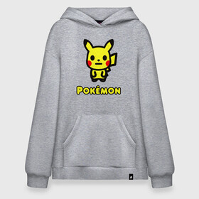 Худи SuperOversize хлопок с принтом POKEMON / ПОКЕМОН , 70% хлопок, 30% полиэстер, мягкий начес внутри | карман-кенгуру, эластичная резинка на манжетах и по нижней кромке, двухслойный капюшон
 | a bathing ape | bape | bape shark | bape sta | monkey | pikachu | pokemons | star | streetwear | бейп | горила | обезьянка | пикачу | покемоны. | стар | стритвеар | стритвир бренд | уличный стиль