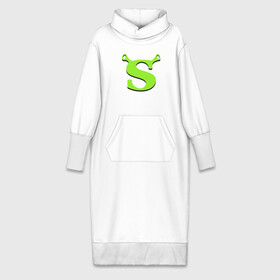 Платье удлиненное хлопок с принтом Shrek Logo (+спина) (Z) ,  |  | dreamworks | shrek | зелёный огр | мульт | мультфильм | приключения