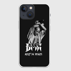 Чехол для iPhone 13 mini с принтом Rest in Peace Legend. DMX ,  |  | Тематика изображения на принте: again | and | at | blood | born | champ | clue | d | dark | dj | dmx | dog | earl | flesh | get | grand | hell | hot | is | its | legend | loser | lox | m | man | me | my | now | of | simmons | the | then | there | walk | was | with | x | year | 