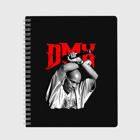 Тетрадь с принтом Legend DMX , 100% бумага | 48 листов, плотность листов — 60 г/м2, плотность картонной обложки — 250 г/м2. Листы скреплены сбоку удобной пружинной спиралью. Уголки страниц и обложки скругленные. Цвет линий — светло-серый
 | Тематика изображения на принте: again | and | at | blood | born | champ | clue | d | dark | dj | dmx | dog | earl | flesh | get | grand | hell | hot | is | its | legend | loser | lox | m | man | me | my | now | of | simmons | the | then | there | walk | was | with | x | year | 