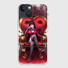 Чехол для iPhone 13 mini с принтом Какэгуруи | Юмэко Джабами (Z) ,  |  | anime | gangan joker | kakegurui | kakegurui twin | manga | аниме | безумный азарт | какэгуруи | кирари момобами | манга | мидари икишима | руна йомозуки | юмэко джабами