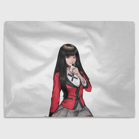 Плед 3D с принтом Jabami Yumeko (Kakegurui) , 100% полиэстер | закругленные углы, все края обработаны. Ткань не мнется и не растягивается | ahegao | girl | girls | jabami | japan | kakegurui | senpai | waifu | yumeko | азарт | аниме | ахегао | безумный | вайфу | девушка | джабами | игра | карта | карты | манга | семпай | сенпай | тян | тяночка | юмэко | япония