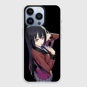 Чехол для iPhone 13 Pro с принтом Yumeko ,  |  | Тематика изображения на принте: ahegao | girl | girls | jabami | japan | kakegurui | senpai | waifu | yumeko | азарт | аниме | ахегао | безумный | вайфу | девушка | джабами | игра | карта | карты | манга | семпай | сенпай | тян | тяночка | юмэко | япония